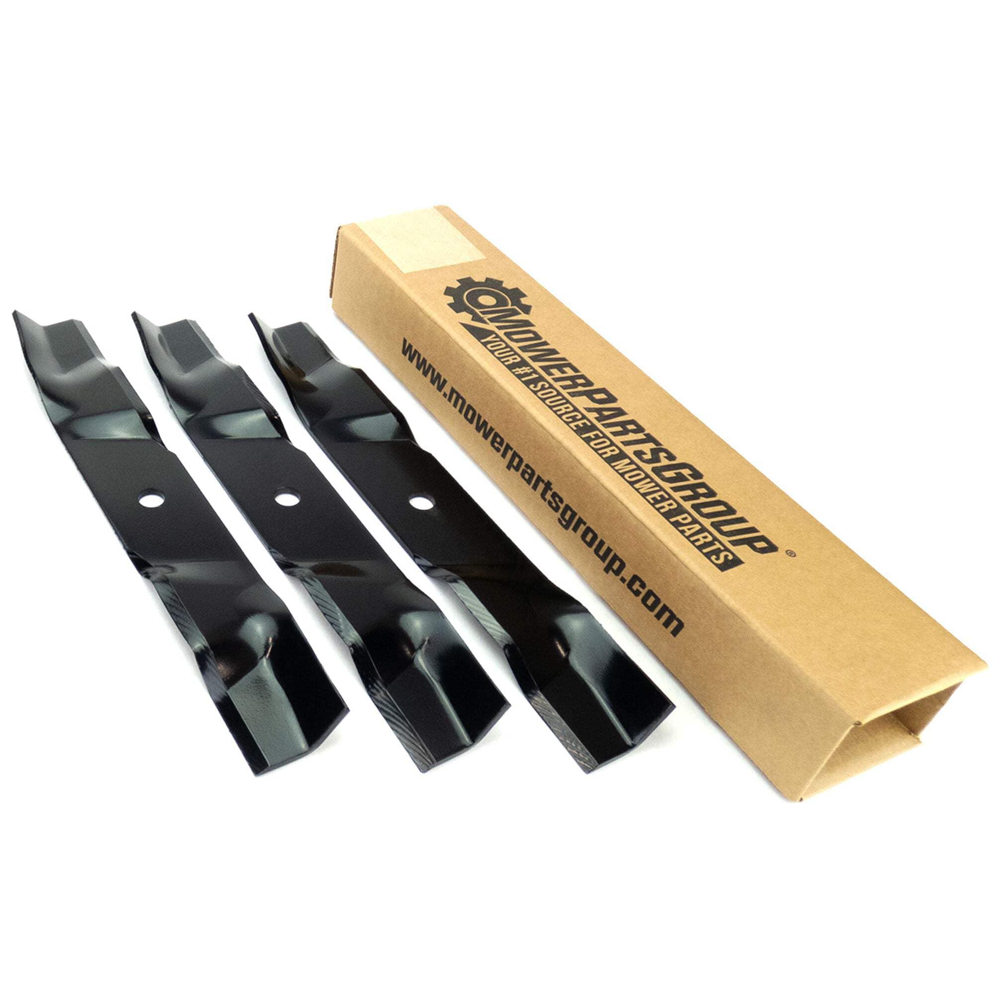 Amazon.com : MowerPartsGroup (3) Wavy Mulching Blades Fits Bad Boy